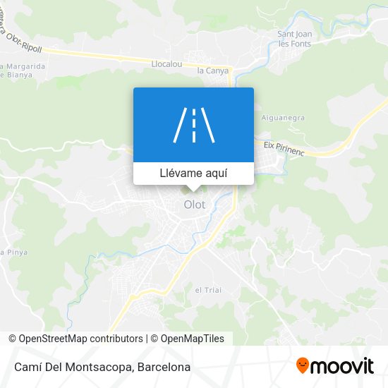 Mapa Camí Del Montsacopa