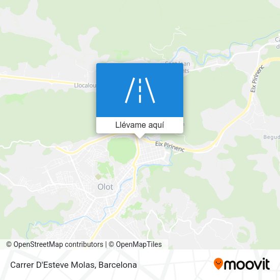 Mapa Carrer D'Esteve Molas