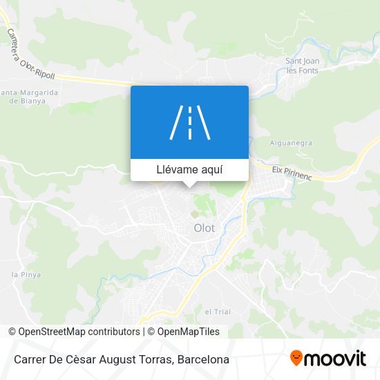 Mapa Carrer De Cèsar August Torras