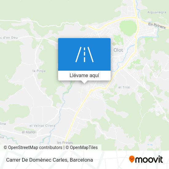 Mapa Carrer De Domènec Carles