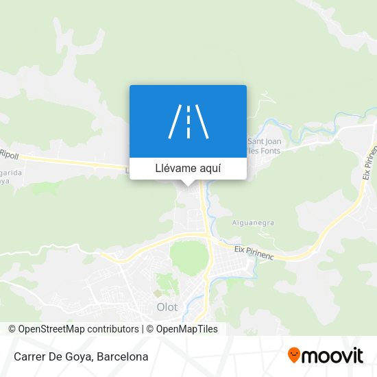 Mapa Carrer De Goya