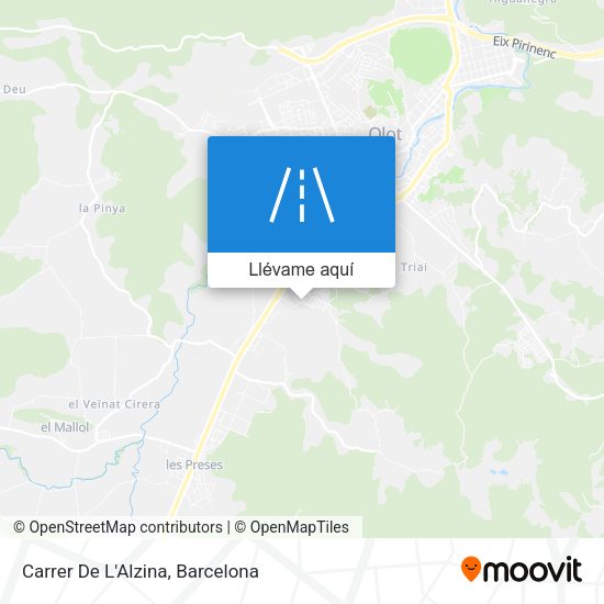 Mapa Carrer De L'Alzina