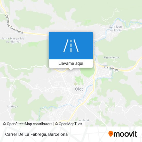 Mapa Carrer De La Fàbrega