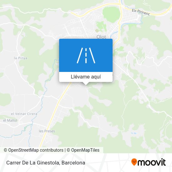 Mapa Carrer De La Ginestola