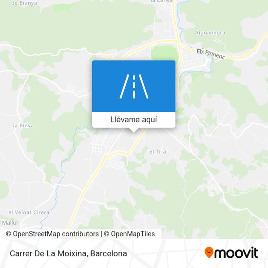 Mapa Carrer De La Moixina