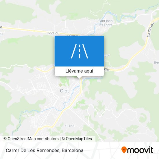 Mapa Carrer De Les Remences