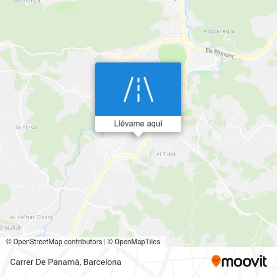 Mapa Carrer De Panamà