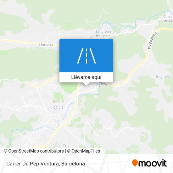 Mapa Carrer De Pep Ventura