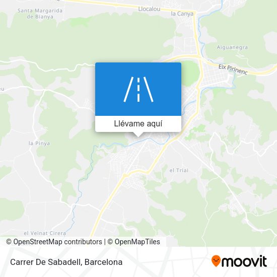 Mapa Carrer De Sabadell
