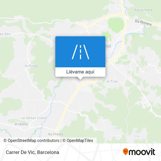 Mapa Carrer De Vic