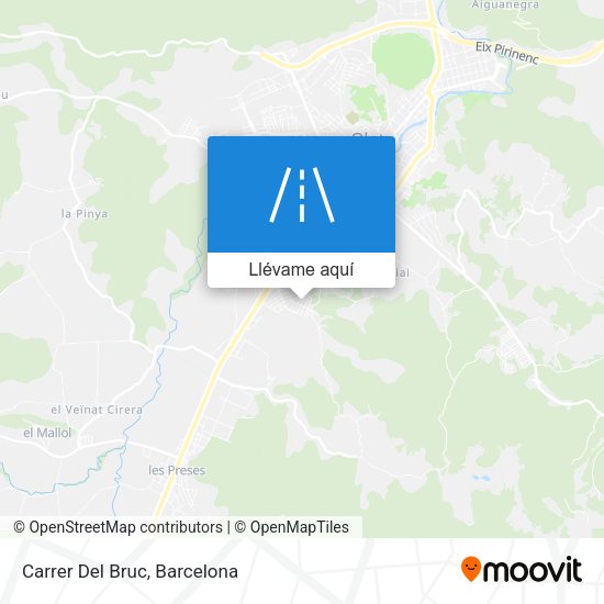 Mapa Carrer Del Bruc