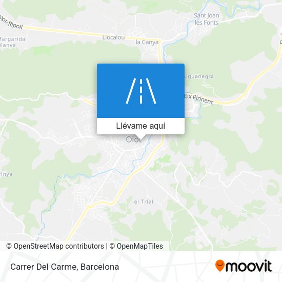 Mapa Carrer Del Carme