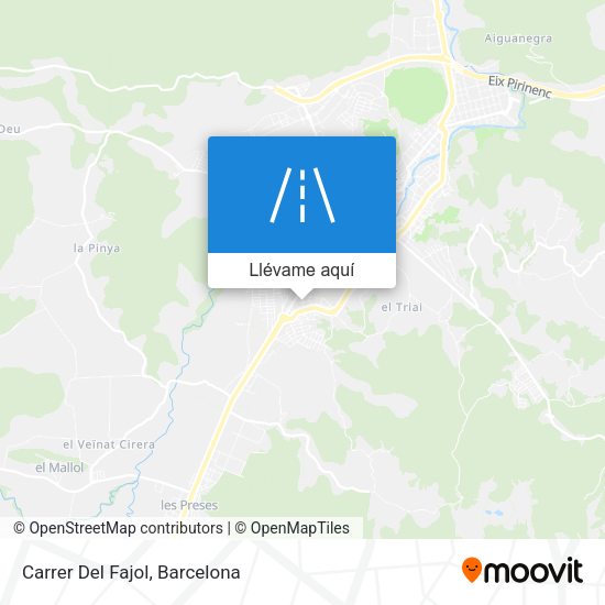 Mapa Carrer Del Fajol