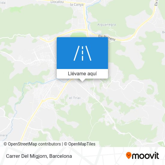 Mapa Carrer Del Migjorn