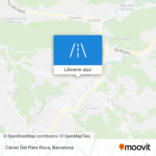 Mapa Carrer Del Pare Roca