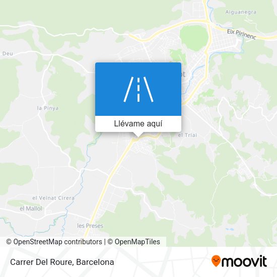 Mapa Carrer Del Roure