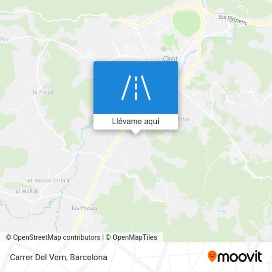 Mapa Carrer Del Vern