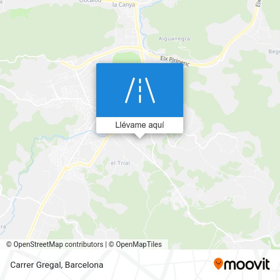 Mapa Carrer Gregal