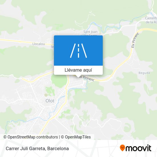 Mapa Carrer Juli Garreta