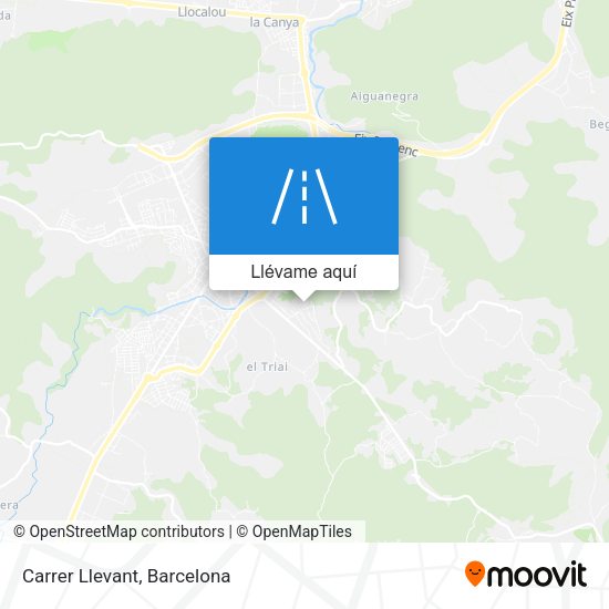 Mapa Carrer Llevant