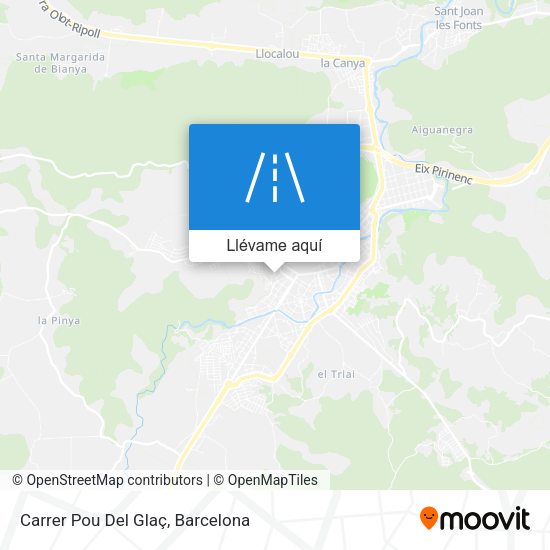 Mapa Carrer Pou Del Glaç