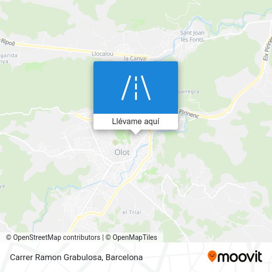 Mapa Carrer Ramon Grabulosa