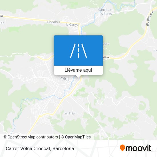 Mapa Carrer Volcà Croscat