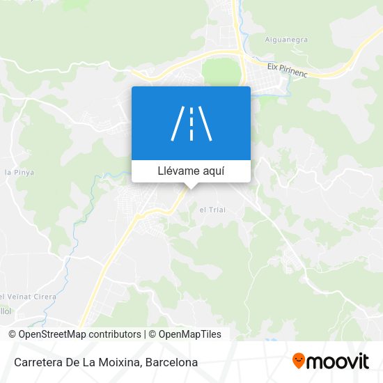 Mapa Carretera De La Moixina