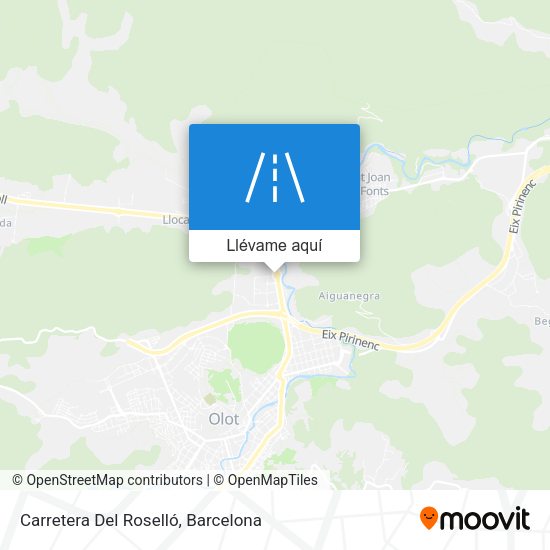 Mapa Carretera Del Roselló
