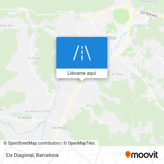 Mapa Eix Diagonal