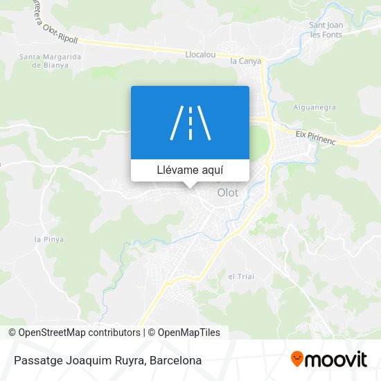 Mapa Passatge Joaquim Ruyra