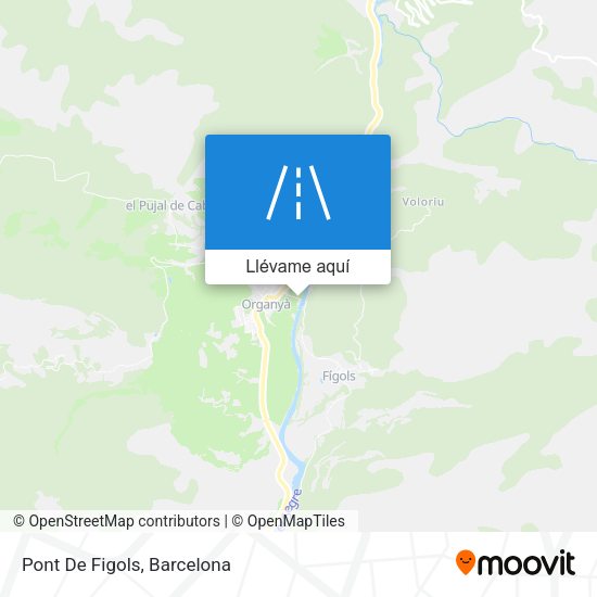 Mapa Pont De Figols