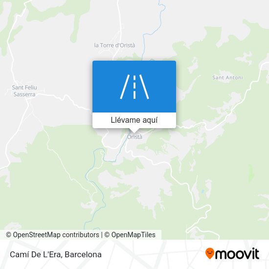 Mapa Camí De L'Era