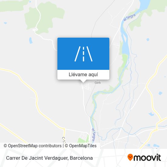 Mapa Carrer De Jacint Verdaguer