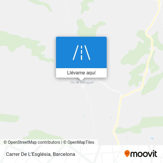 Mapa Carrer De L'Església