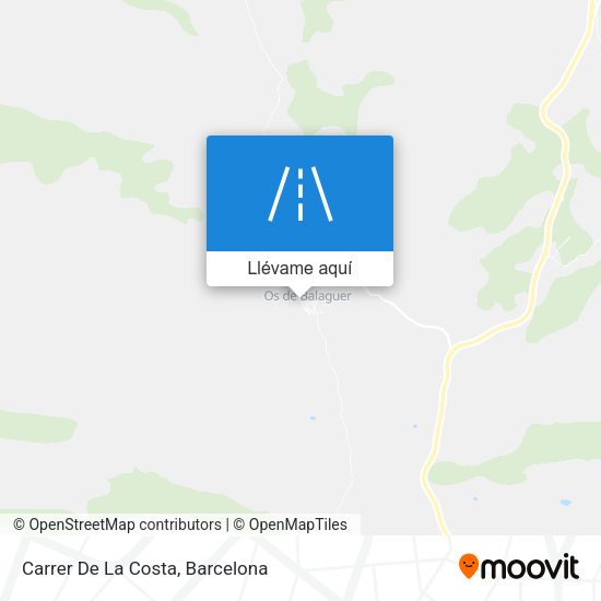 Mapa Carrer De La Costa