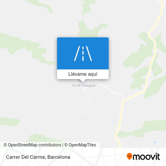 Mapa Carrer Del Carme