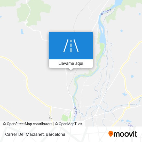 Mapa Carrer Del Maclanet