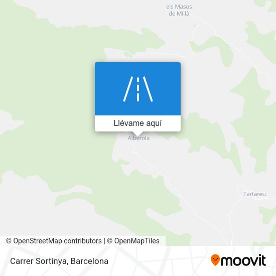 Mapa Carrer Sortinya