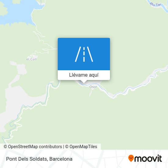 Mapa Pont Dels Soldats