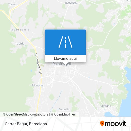 Mapa Carrer Begur