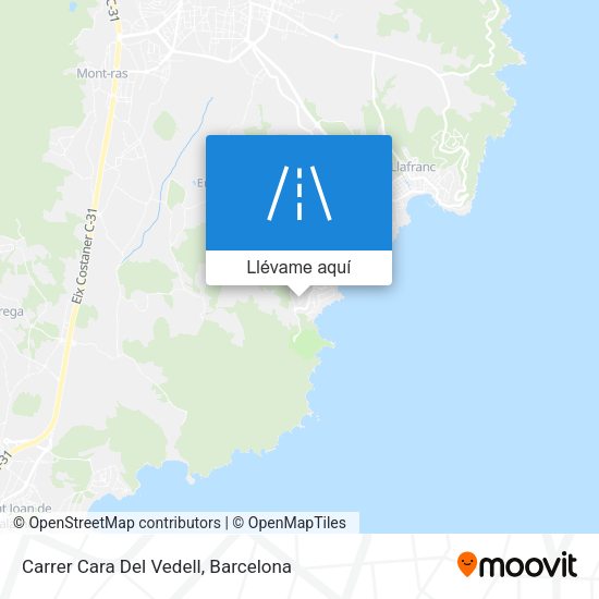 Mapa Carrer Cara Del Vedell