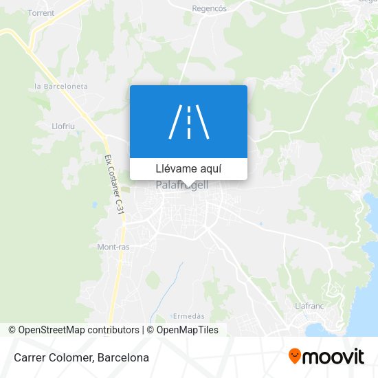 Mapa Carrer Colomer
