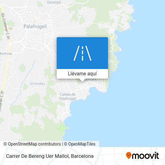 Mapa Carrer De Bereng Uer Mallol