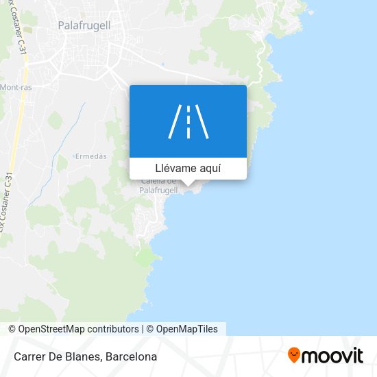 Mapa Carrer De Blanes