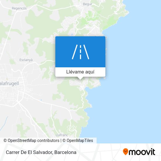 Mapa Carrer De El Salvador