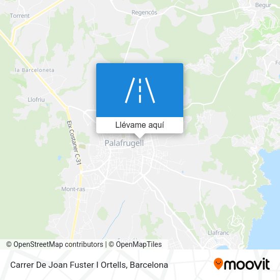 Mapa Carrer De Joan Fuster I Ortells