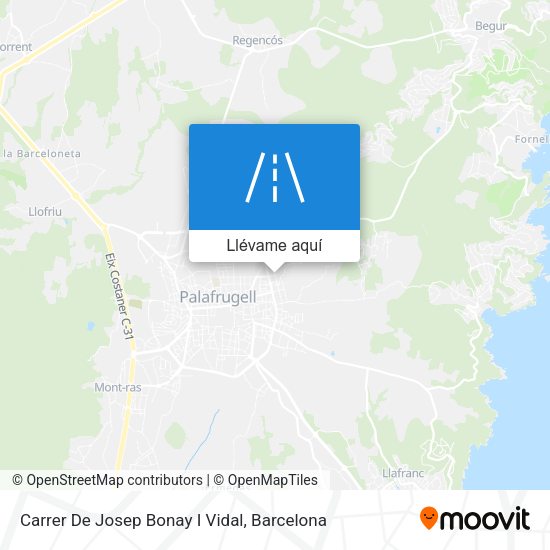 Mapa Carrer De Josep Bonay I Vidal