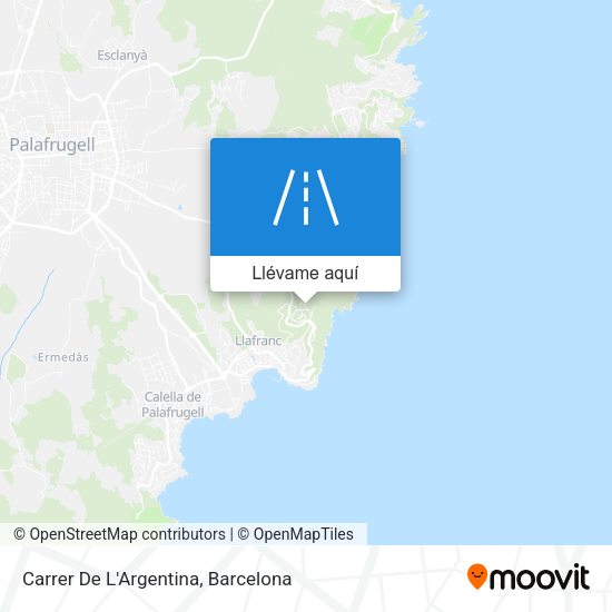 Mapa Carrer De L'Argentina