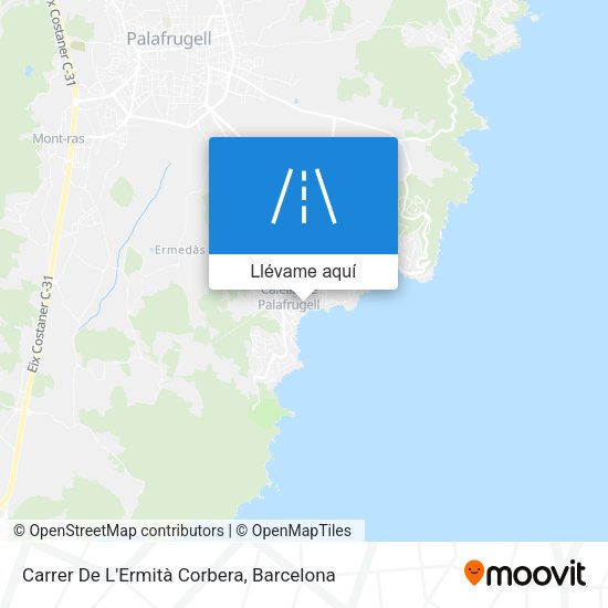 Mapa Carrer De L'Ermità Corbera